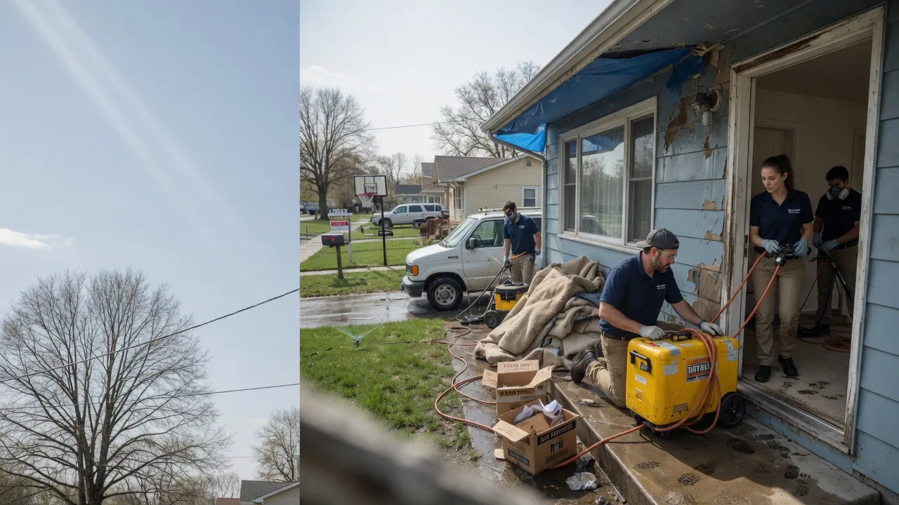 Basement Flood Cleanup in Guys, TN near me